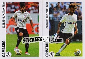 Sticker Camacho / Cristian - Campeonato Brasileiro 2016 n. x35-x36 - Panini