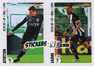 Sticker Ayrton / Jaime - Campeonato Brasileiro 2016 n. x49-x50 - Panini