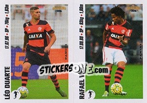 Sticker Léo Duarte / Rafael Vaz - Campeonato Brasileiro 2016 n. x55-x56 - Panini