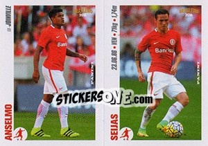 Sticker Ancelmo / Seijas - Campeonato Brasileiro 2016 n. x75-x76 - Panini