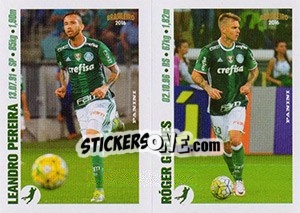 Sticker Leandro Pereira / Róger Guedes - Campeonato Brasileiro 2016 n. x83-x84 - Panini