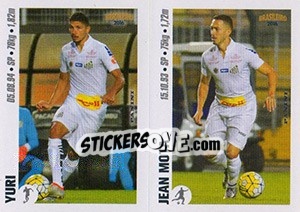Sticker Yuri / Jean Mota - Campeonato Brasileiro 2016 n. x97-x98 - Panini