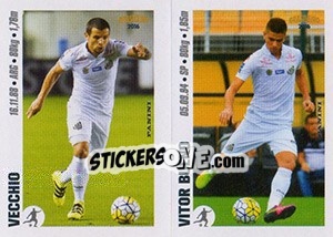 Sticker Vecchio / Vitor Bueno - Campeonato Brasileiro 2016 n. x99-x100 - Panini