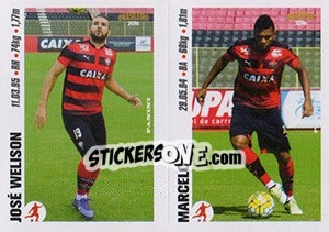 Sticker José Welison / Marcelo - Campeonato Brasileiro 2016 - Panini