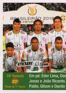 Sticker Time - Campeonato Brasileiro 2016 n. y4 - Panini