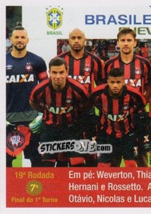 Figurina Time - Campeonato Brasileiro 2016 n. y14 - Panini