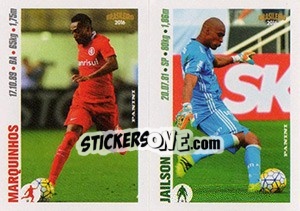 Sticker Marquinhos / Jailson - Campeonato Brasileiro 2016 n. Y63-Y66 - Panini