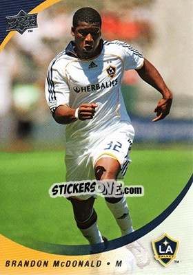 Sticker Brandon McDonald - MLS 2008 - Upper Deck