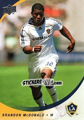 Sticker Brandon McDonald - MLS 2008 n. 154 - Upper Deck