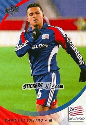 Sticker Mauricio Castro - MLS 2008 - Upper Deck