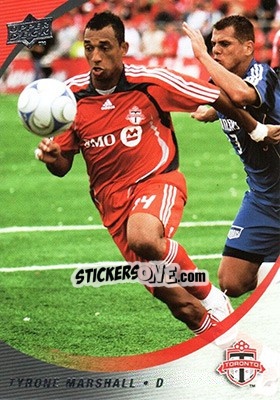 Sticker Tyrone Marshall - MLS 2008 - Upper Deck
