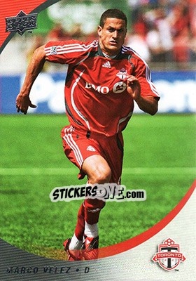 Sticker Ma o Velez - MLS 2008 - Upper Deck