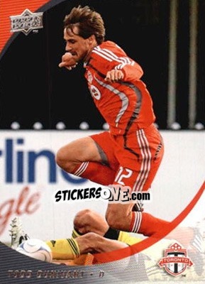Sticker Todd Dunivant - MLS 2008 - Upper Deck