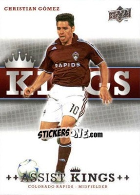 Sticker Christian Gomez - MLS 2008 n. AK-5 - Upper Deck