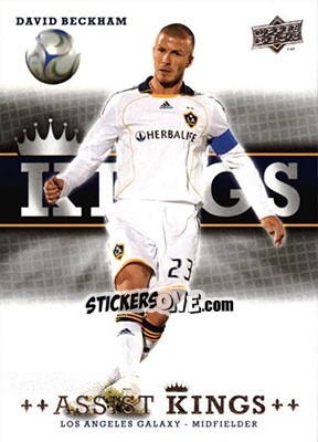Sticker David Beckham - MLS 2008 n. AK-12 - Upper Deck