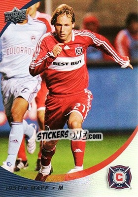 Sticker Justin Mapp - MLS 2008 n. 6 - Upper Deck