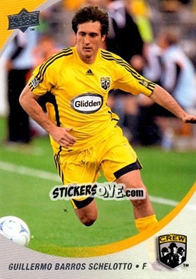 Sticker Guillermo Barros Schelotto - MLS 2008 - Upper Deck