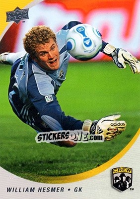 Sticker Will Hesmer - MLS 2008 - Upper Deck