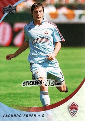 Cromo Facundo Erpen - MLS 2008 - Upper Deck