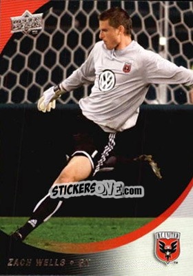 Sticker Zach Wells - MLS 2008 n. 39 - Upper Deck