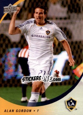 Sticker Alan Gordon - MLS 2008 - Upper Deck