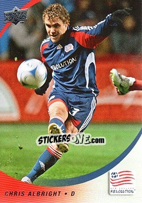 Sticker Chris Albright - MLS 2008 - Upper Deck