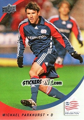 Sticker Michael Parkhurst - MLS 2008 - Upper Deck
