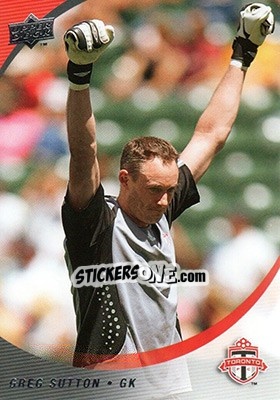 Sticker Greg Sutton - MLS 2008 - Upper Deck