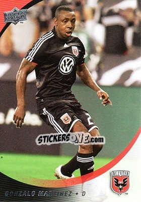 Sticker Gonzalo Martinez - MLS 2008 - Upper Deck