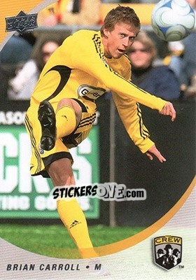 Sticker Brian Carroll - MLS 2008 - Upper Deck