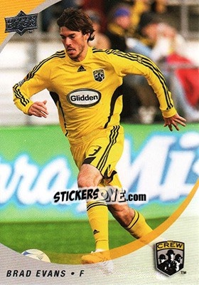 Sticker Brad Evans - MLS 2008 - Upper Deck