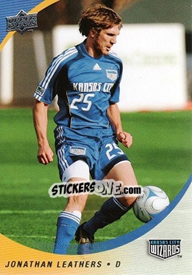 Sticker Jonathan Leathers - MLS 2008 - Upper Deck