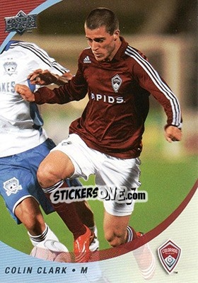 Sticker Colin Clark - MLS 2008 - Upper Deck