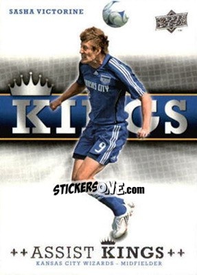 Sticker Sasha Victorine - MLS 2008 n. AK-18 - Upper Deck