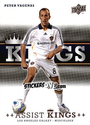 Sticker Peter Vagenas - MLS 2008 n. AK-19 - Upper Deck