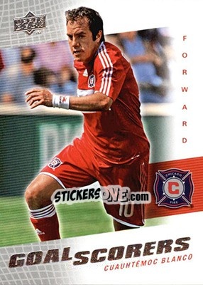 Sticker Cuauhtemoc Blanco - MLS 2008 - Upper Deck