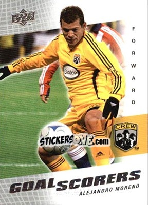 Cromo Alejandro Moreno - MLS 2008 - Upper Deck
