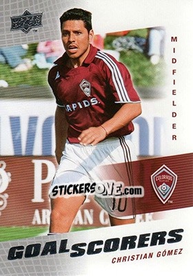 Sticker Christian Gomez - MLS 2008 - Upper Deck