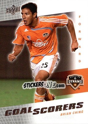 Sticker Brian Ching - MLS 2008 - Upper Deck