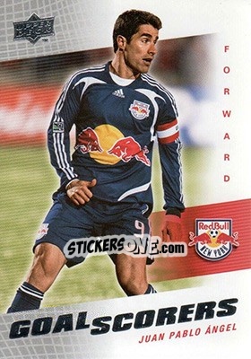 Sticker Juan Pablo Angel - MLS 2008 - Upper Deck
