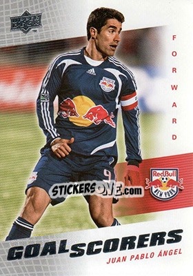 Cromo Juan Pablo Angel - MLS 2008 - Upper Deck