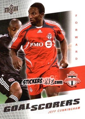 Sticker Jeff Cunningham - MLS 2008 - Upper Deck