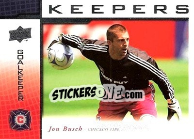Sticker Jon Busch - MLS 2008 n. KP-1 - Upper Deck