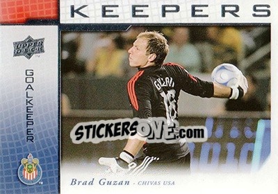 Sticker Brad Guzan - MLS 2008 - Upper Deck