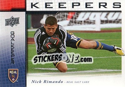 Cromo Nick Rimando - MLS 2008 - Upper Deck
