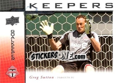 Sticker Greg Sutton - MLS 2008 - Upper Deck