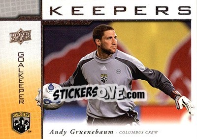Sticker Andy Gruenebaum - MLS 2008 n. KP-16 - Upper Deck