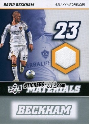 Sticker David Beckham - MLS 2008 - Upper Deck