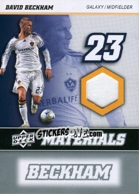 Sticker David Beckham - MLS 2008 n. MM-7 - Upper Deck