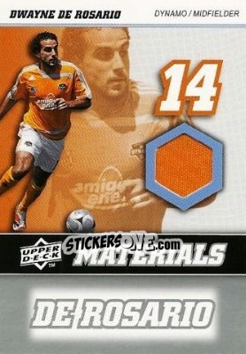 Sticker Dwayne De Rosario - MLS 2008 - Upper Deck